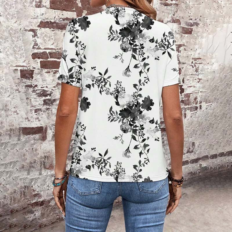 Vintage floral print T-shirt