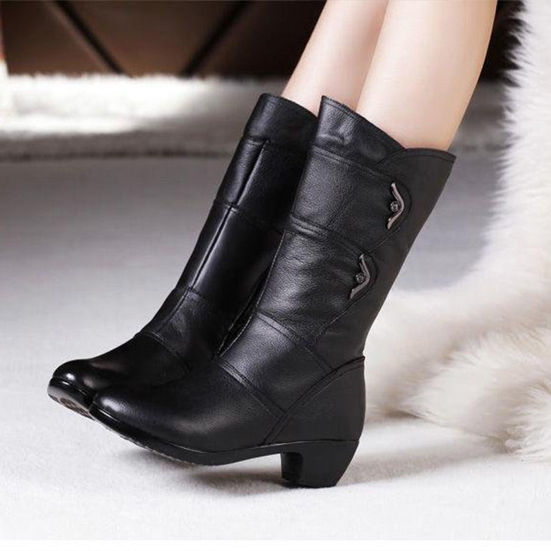 Eloise high boots with easy pull-on zip (New Collection)