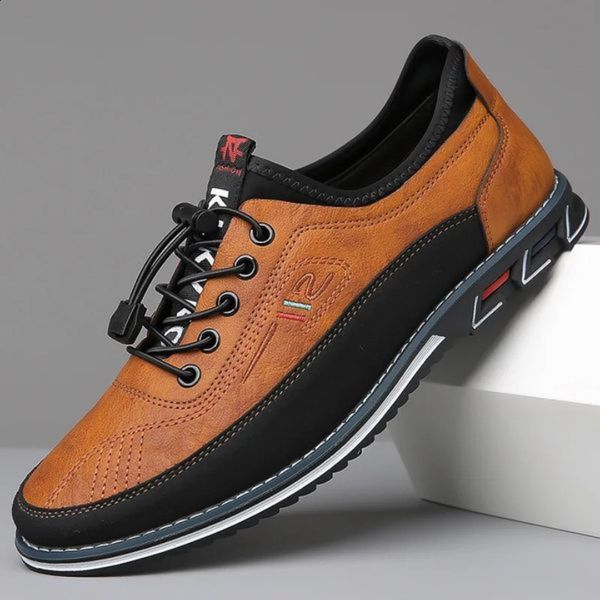 Jake - Ergonomic Leather Shoes with Adjustable Lace