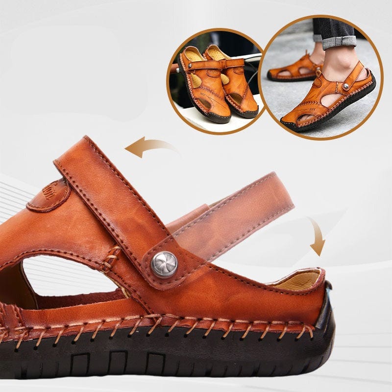 Breathable Soft Leather Sandals