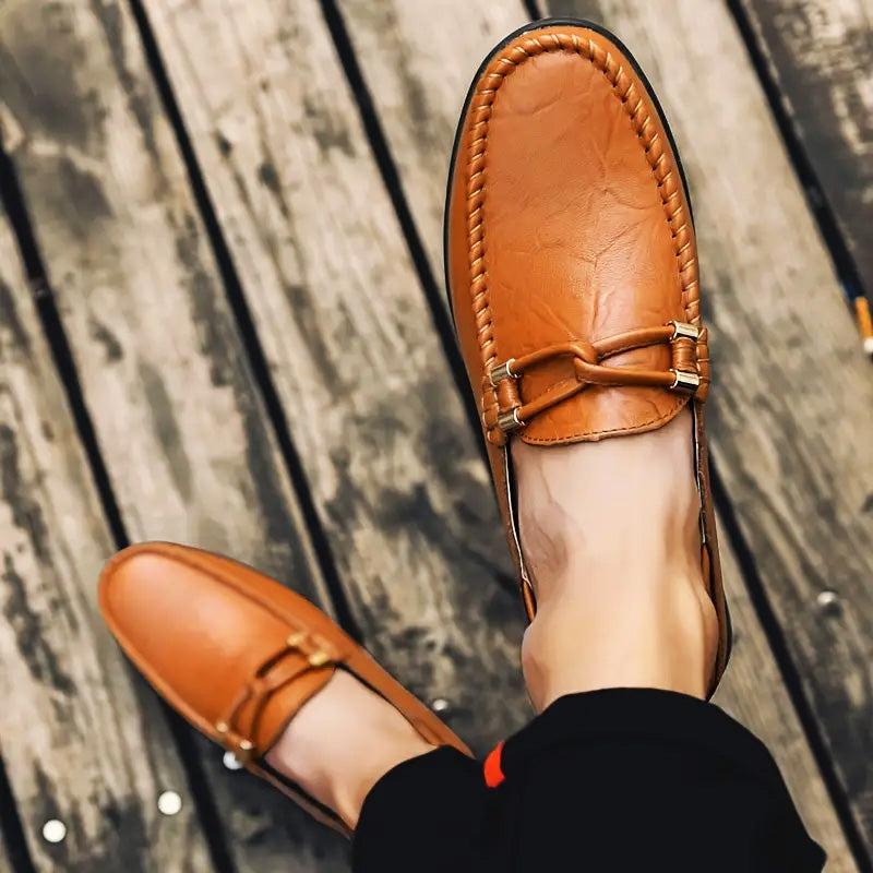 Gentlemen's Choice Split Leather Loafer